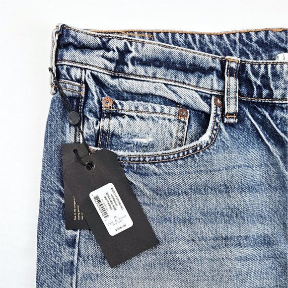 rag & bone Rosa Distressed Roll Cuff Boyfriend Jeans - Picture 5 of 9